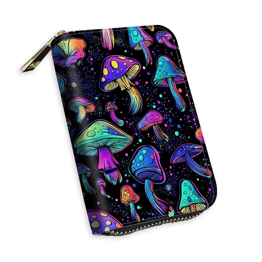 5971 Small Credit Card Case Wallet , RFID Blocking Mini Slim Leather Card